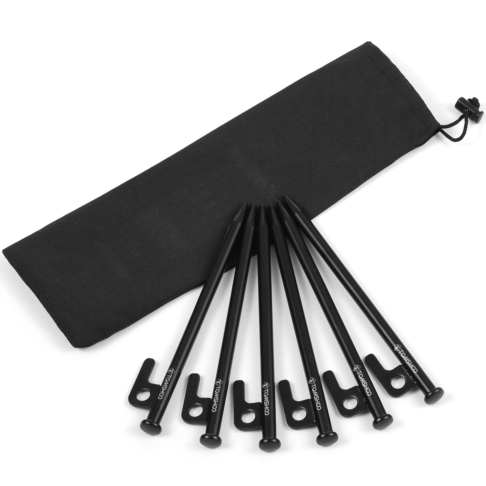 6PCS Heavy Duty Steel Tent Stakes Campers Haven