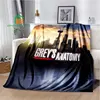 Greys Anatomy Pattern Throw Blanket Warm Blanket for Home, Picnic, Travel, Office,Plane for Adults, Kids, Elderly 5 Sizes 3