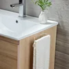 U Shape Bathroom Acrylic Towel Bar Hand Towel Holder Self Adhesive Towel Rack For Bathroom Wall Mounted Transparent Towel Hanger 4
