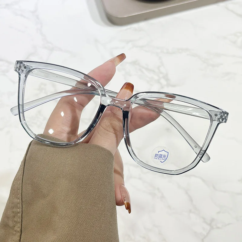 Transparent Anti Blue Light Blocking Glasses Frame for Women and Men