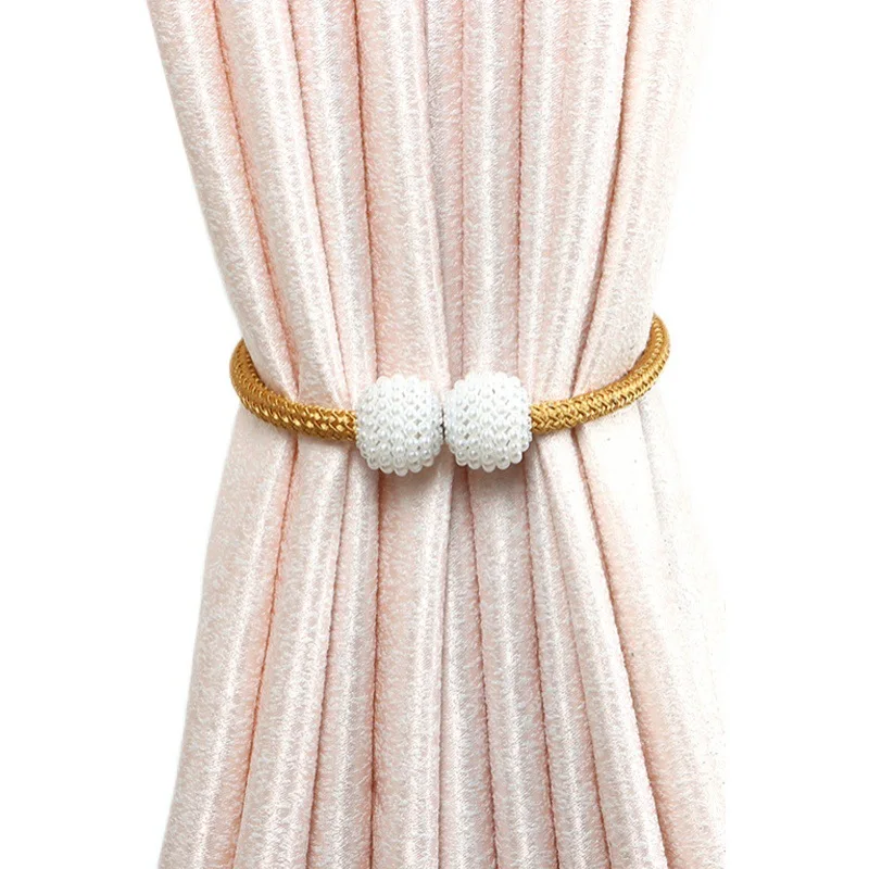 Pearl Buckle Curtain Clip Tieback Holdbacks Tie Backs Strap Pearl Ball Curtain Holdbacks Home Decoration Tieback 1Pc curtain clips curtain tiebacks curtain accessories curtain holder