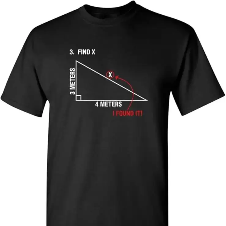 Trova X Trovato Math Humor Geometry Humor Back To School Comedy Funny T Shirt