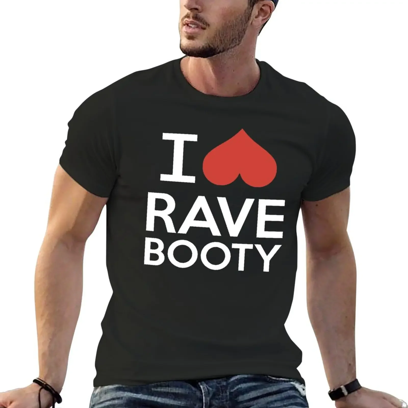 

Rave Booty T-Shirt aesthetic clothes boys animal print boys whites plain white t shirts men