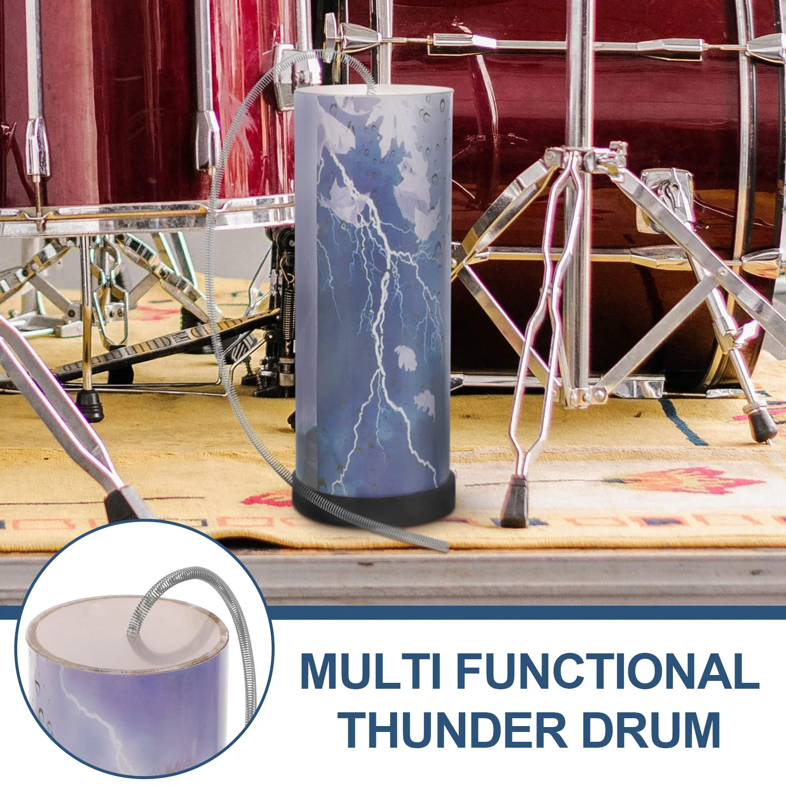 Percussion Instrument Toy for Party Maker Drum Tube Dubbing Spring Musical Favor