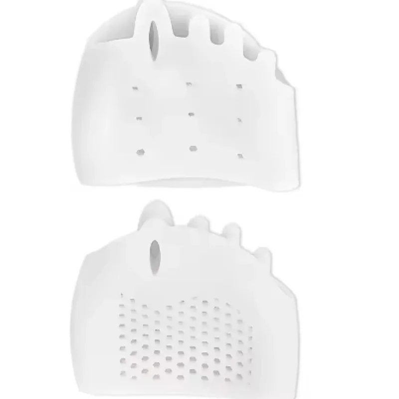 1 Çift Ön Ayak Jeli Ayak Parmağı Koruyucuları, Nefes Alabilen Petek Tasarımlı, Yumuşak Silikon Çoraplar, Konfor İçin Özel Olarak Tasarlanmıştır, Hem Erkekler Hem de Kadınlar İçin Uygundur.