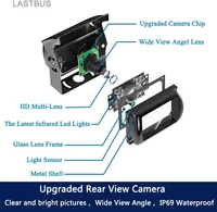 AHD 1080P 4-Pin Bus Truck Vehicle Backup Cameras, Waterproof IR Night Vision Wide Angle Rear View Camera for Bus/RVS/Trailer/Van - Image 3