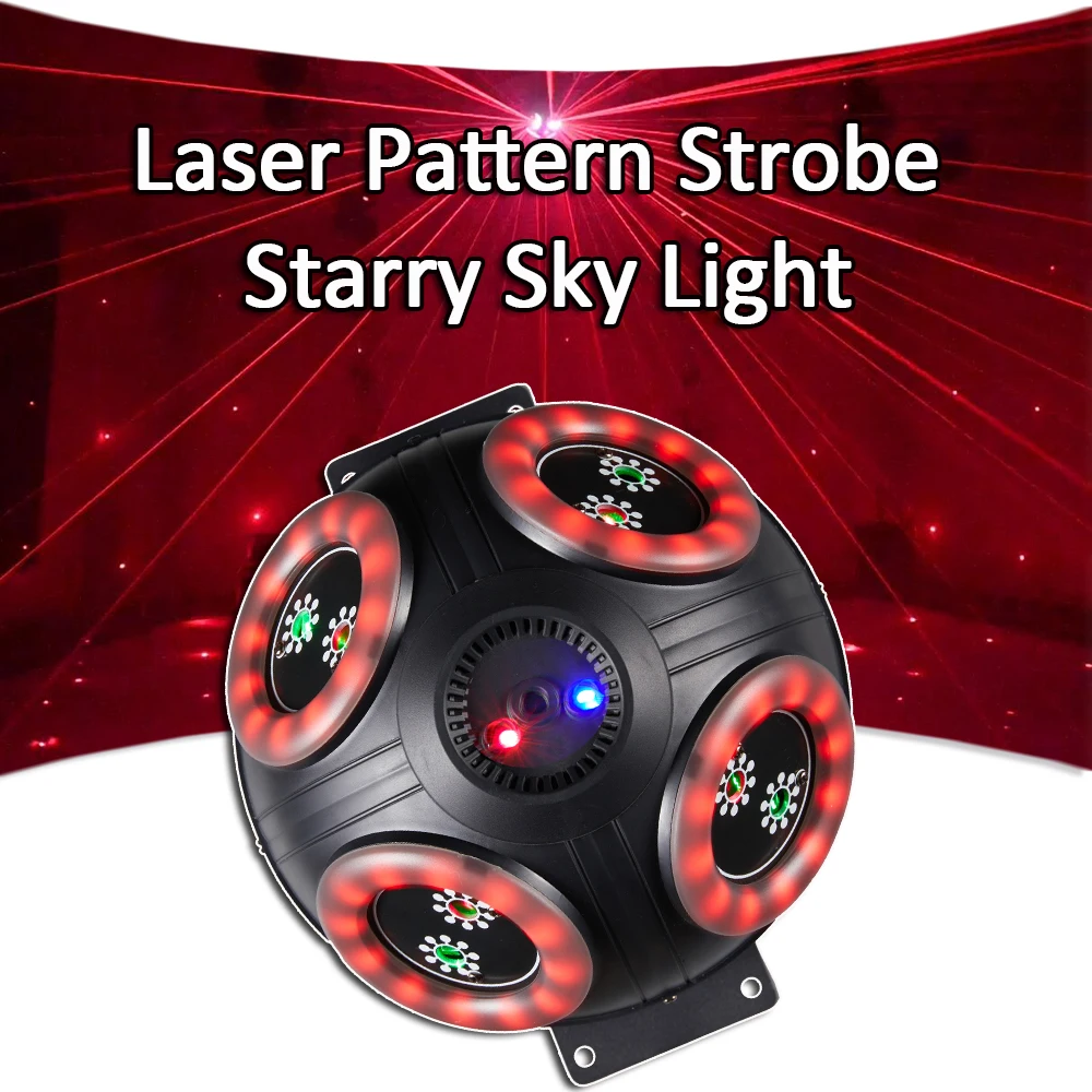 

LED Mushroom Starry Sky Laser Lights With DMX512 Control For Disco Dj KTV Pub Party Wedding LED Head Moving Laser Lights