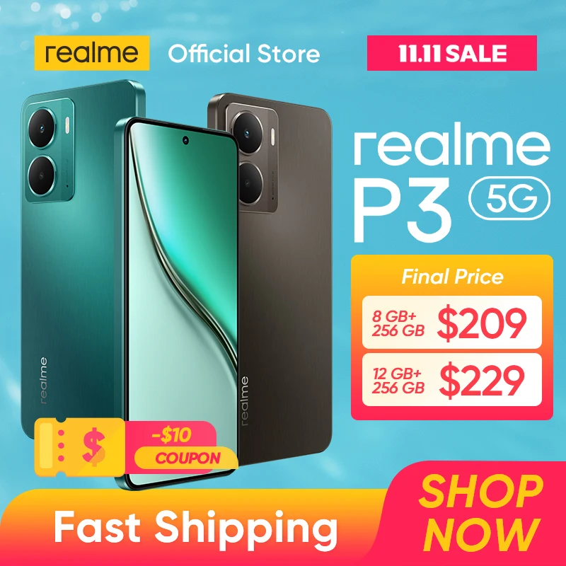 World Premiere] realme P3 5G Smartphone Snapdragon® 6 Gen 4