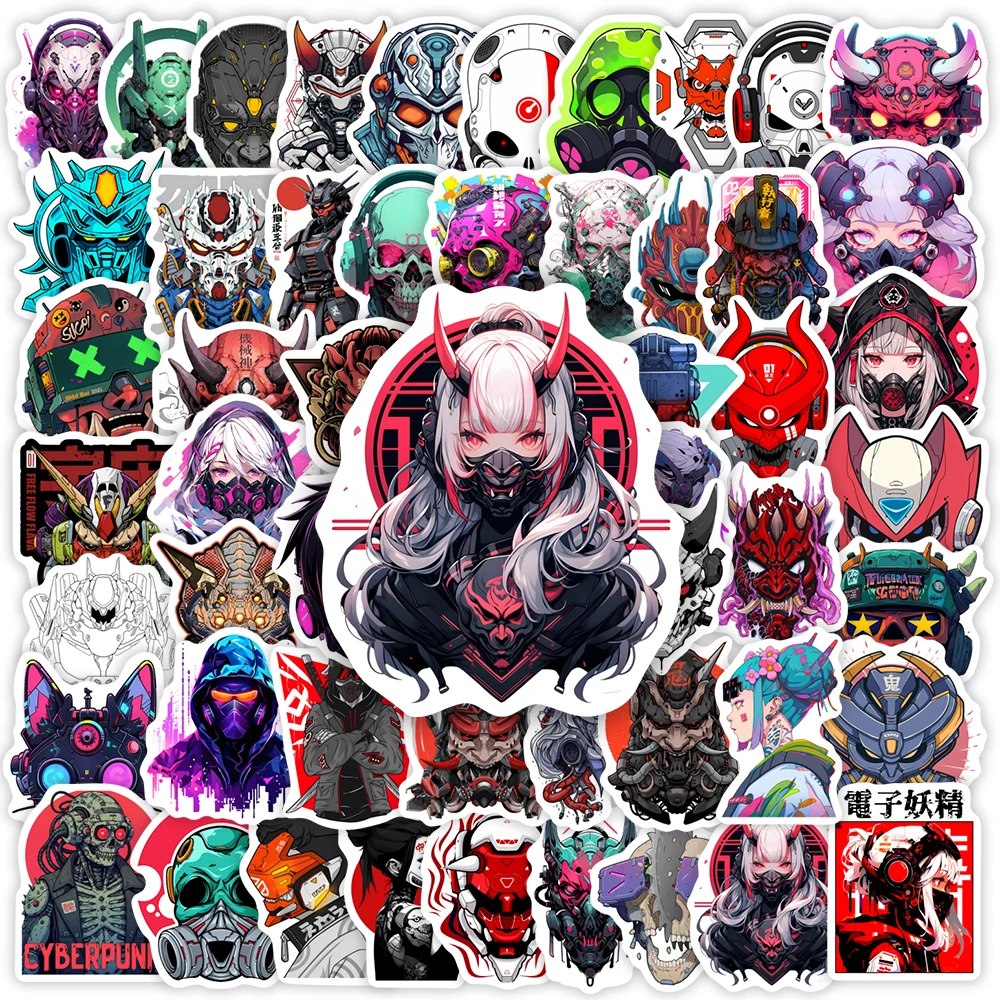 Cool Cyberpunk Avatar Stickers Art Tattoo DIY Toys Gift Decorative Scrapbook Junk Journals Laptop Luggage Bottles Waterproof cartoon stickers decorative stickers self adhesive stickers custom stickers stationery stickers anime stickers adhesive stickers decorative labels stickers diy scrapbooking accessories
