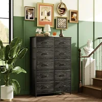 Tall Dresser for Bedroom with 10 Drawers, Chest of Drawers, Dressers Bedroom Furniture, Storage Organizer Unit Dresser 1