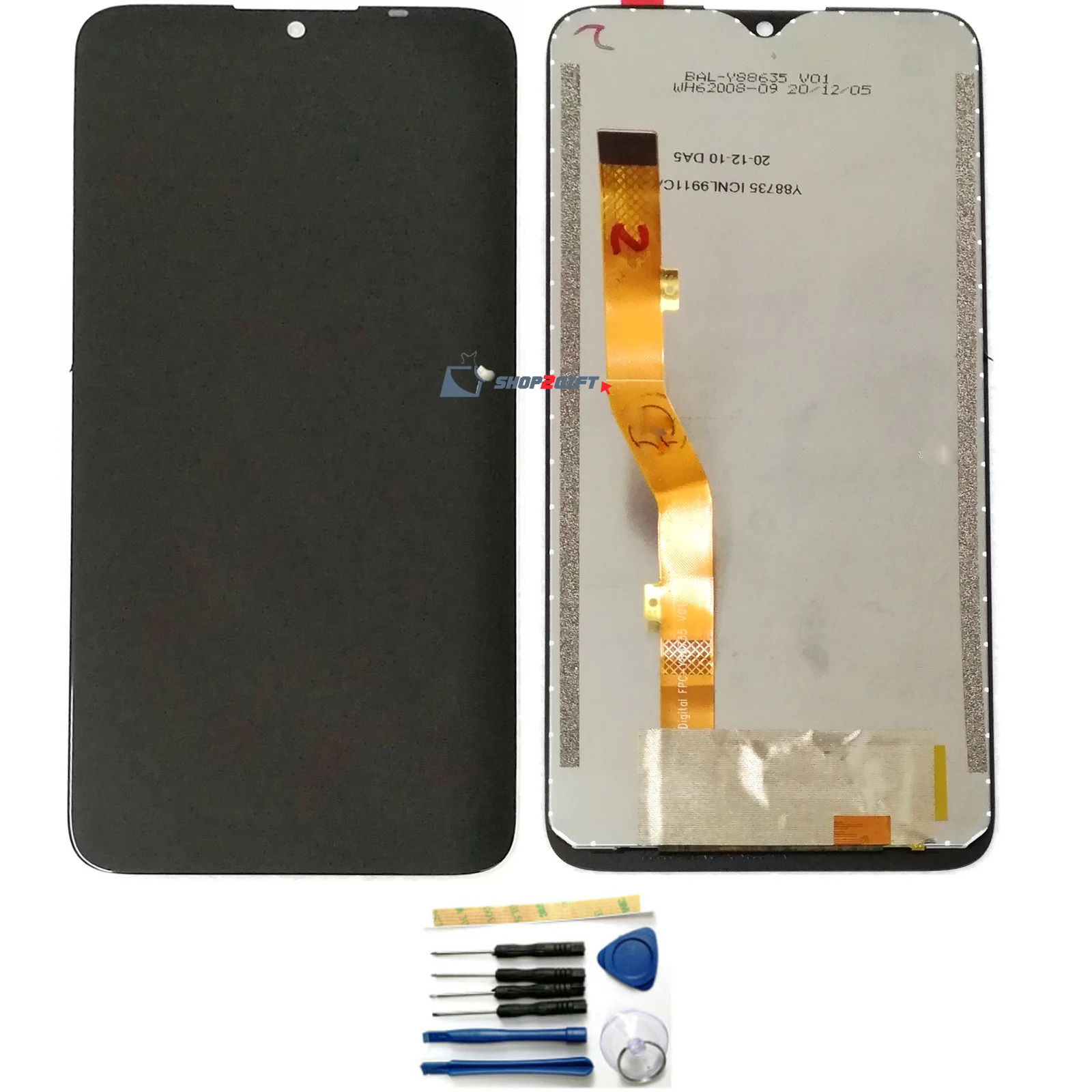 

Для TCL 205 4G 4087 ЖК-дисплей сенсорный экран Digigizer с бесплатными инструментами и 3M