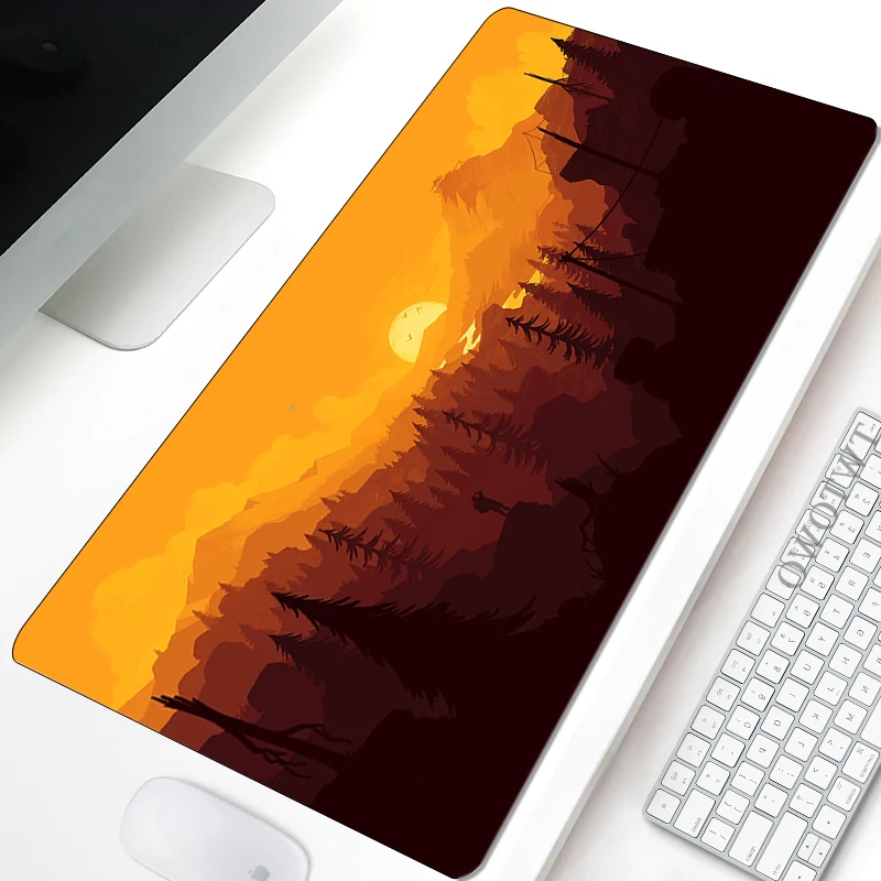 Mouse Pad Gamer Large Computer XXL keyboard pad MousePads Deep Forest Firewatch Anime Soft Laptop Carpet Gamer Mice Pad mouse pad,gaming mousepad