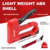 EZARC Hand Staple Gun Kit for Woodworking with 1000 Staples and Staple Remover, Light Duty Stapler and Nail Gun for DIY Crafts 6