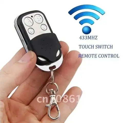 

433MHz Gate Garage Door Remote Control Cloning Duplicator Key Fob 433MHZ Clone Fixed Learning Code For Garages A Distance 2022