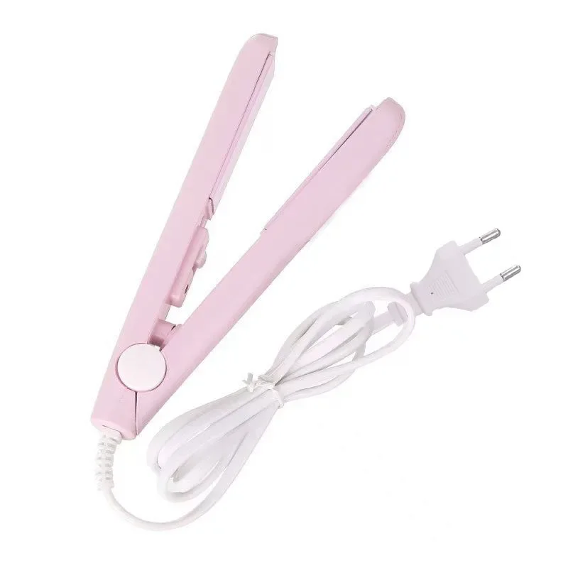 Hair Straightener Mini Hair Straightener Clipboard Small Power Plug Curling Hair Straight Girls Air Bangs Portable Straightener