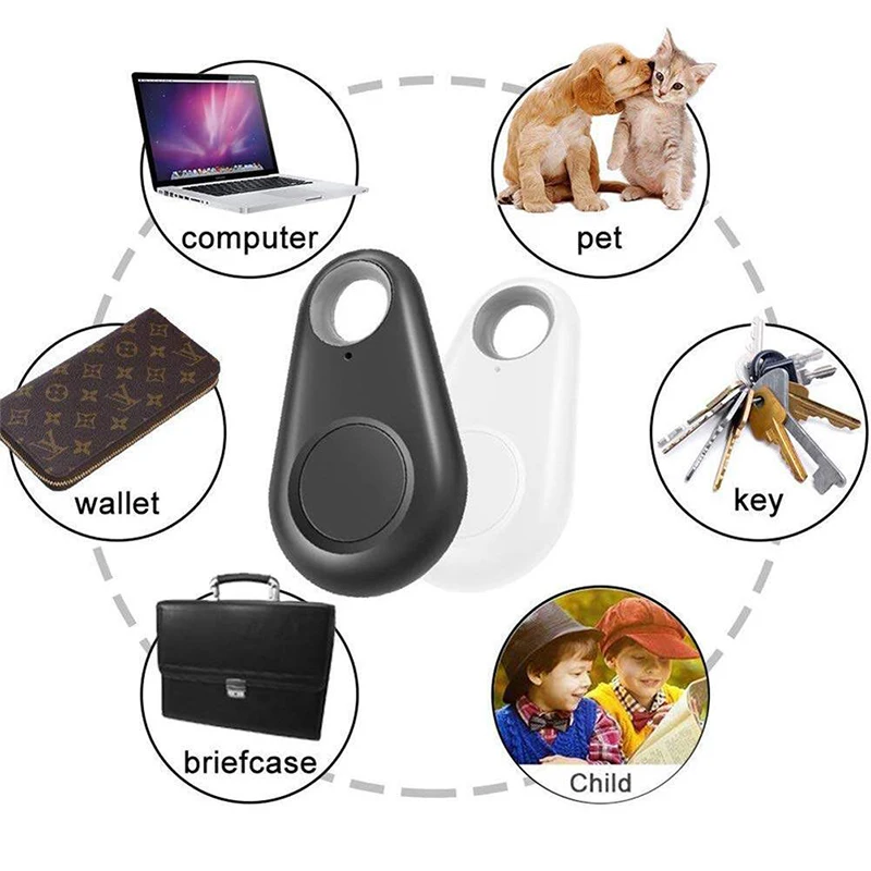New in Droplet Shaped GPS Tracker Car Motorcycle Key Pet Wallet Kids Anti-theft Anti-Lost Locator Car Accessories 5 Colors 1Pc