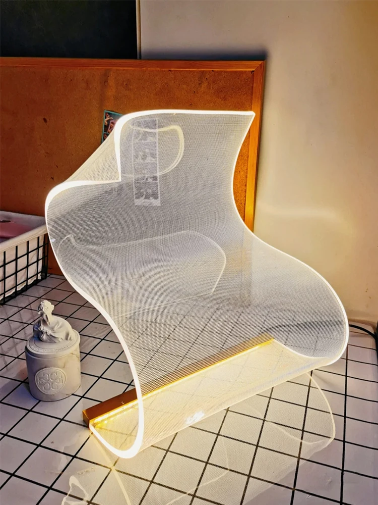 

Creative designer, high-level vertical floor lamp, atmosphere lamp, high appearance desktop decoration