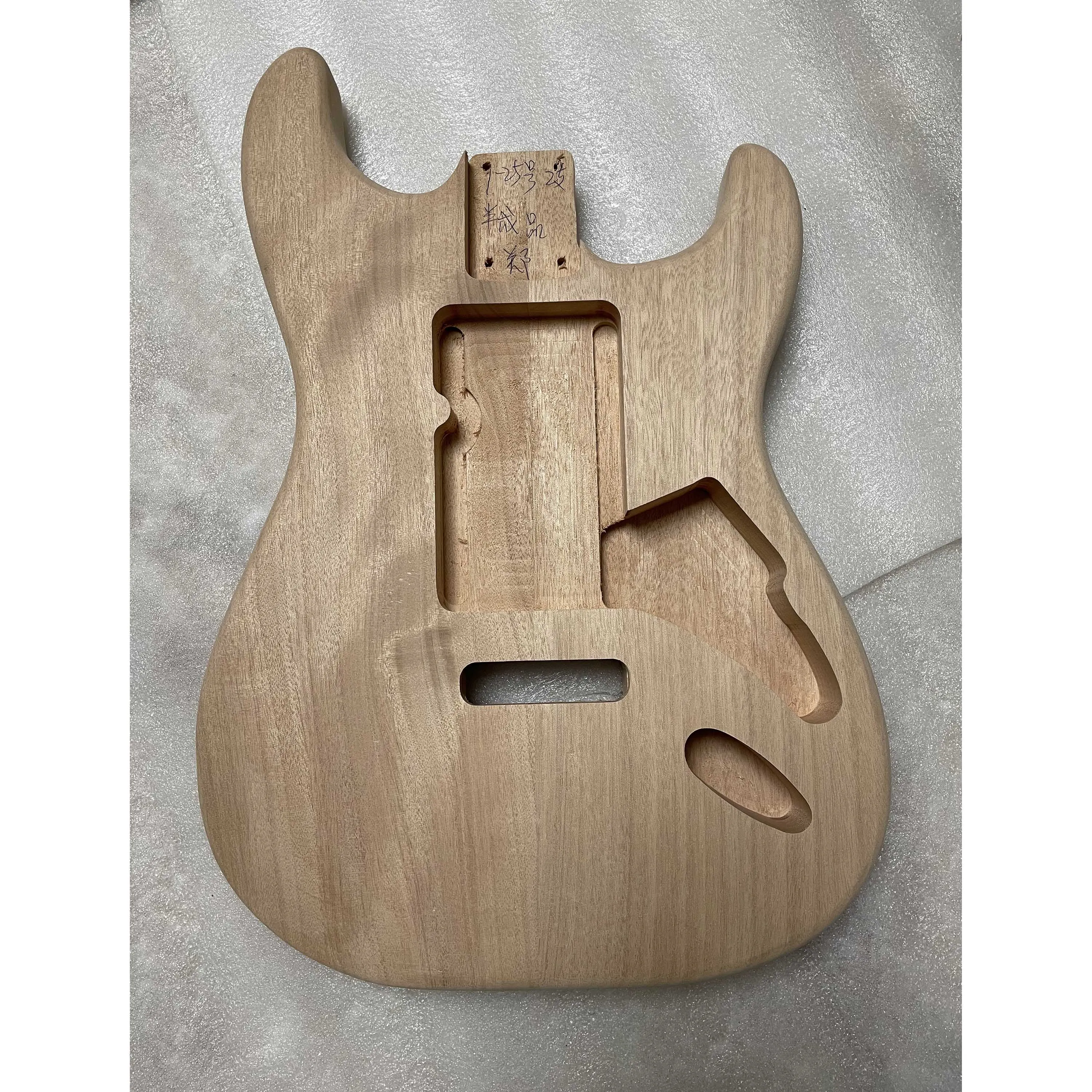 High Quality 2 1 Pcs Mahogany Wood Electric Guitar Body DIY Replacement
