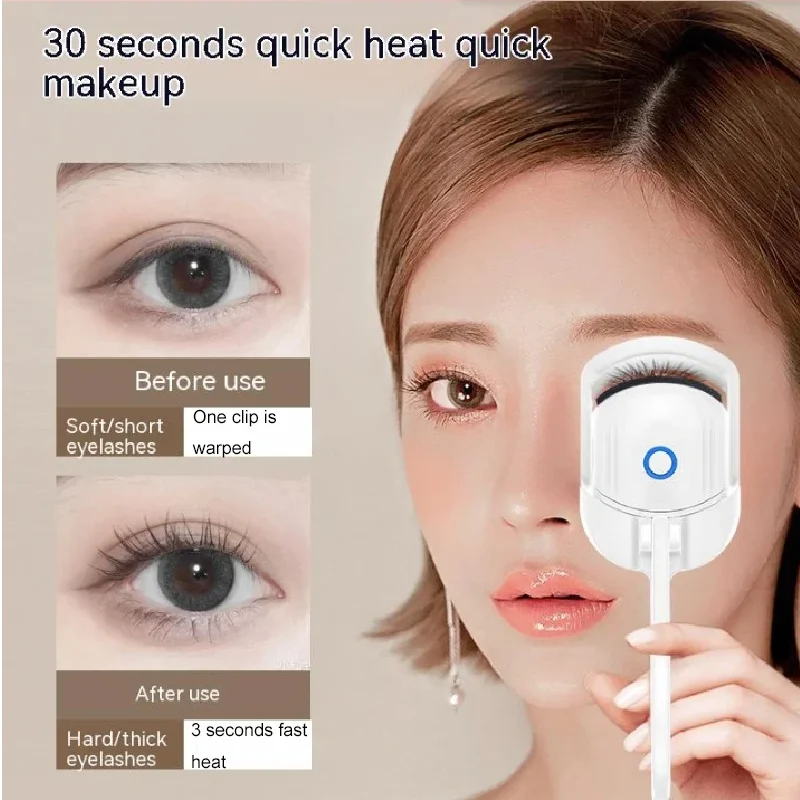 1pc electric eyelash curler heated eyelash curler curling device portable electric curler eyelash curler