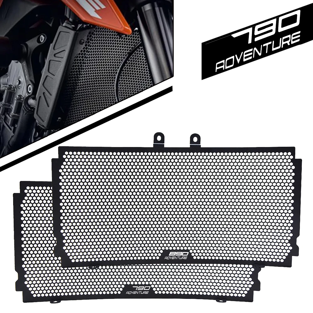 

FOR 890 790ADVENTURE 2022 2023 Motorcycle Radiator Grill Guard Cover Protection 790 ADVENTURE S R 890 ADVENTURE R 2019 2020 2021