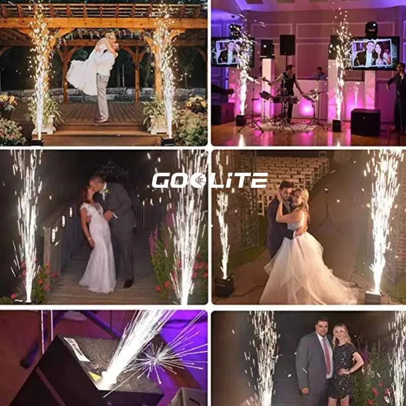 5-30 bags indoor outdoor Cold sparkler Electronic Spark Machine Composite T1 Powder For Stage events show 200g 6