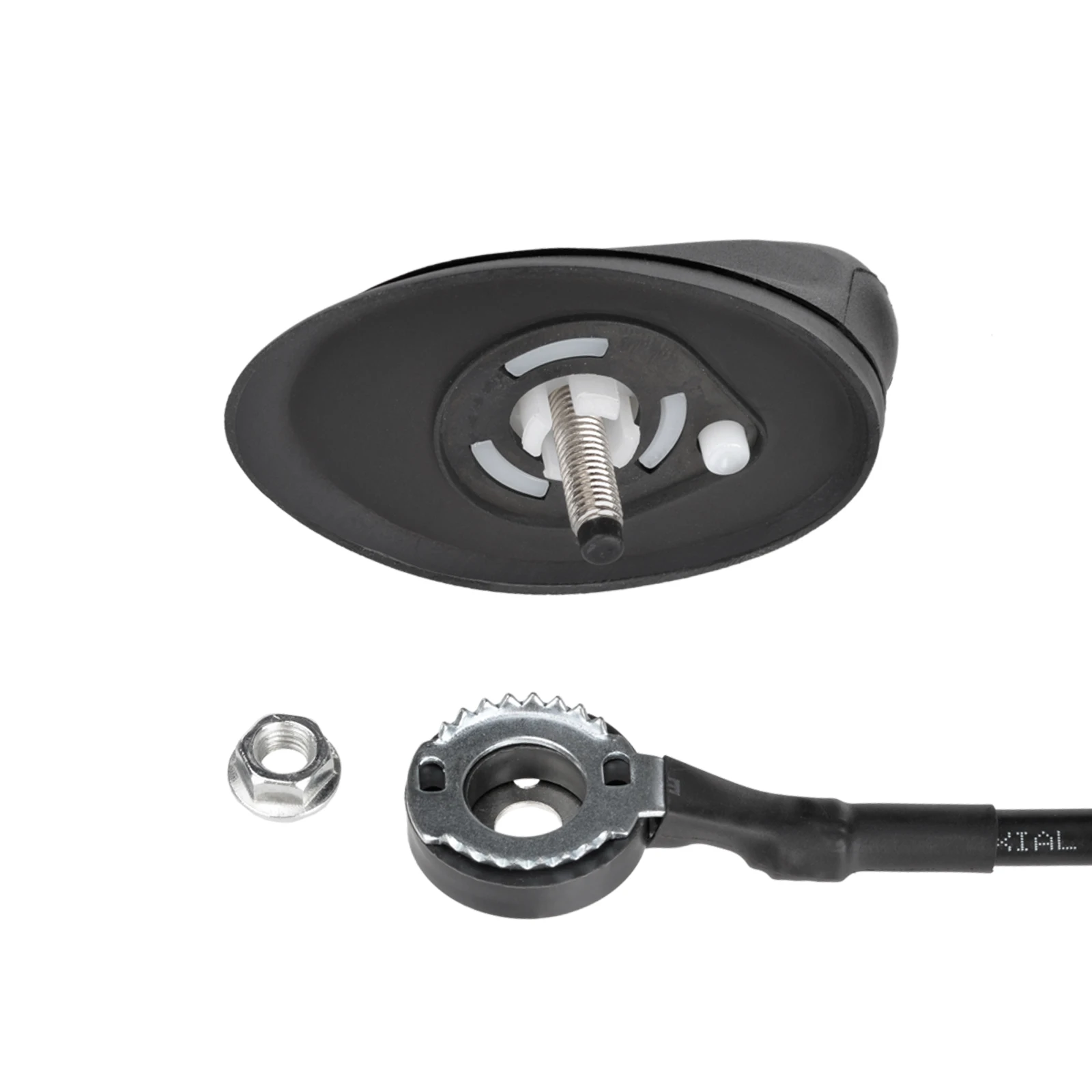 Black Car Boat AM FM Radio Antenna for Vehicle Stereo Systems