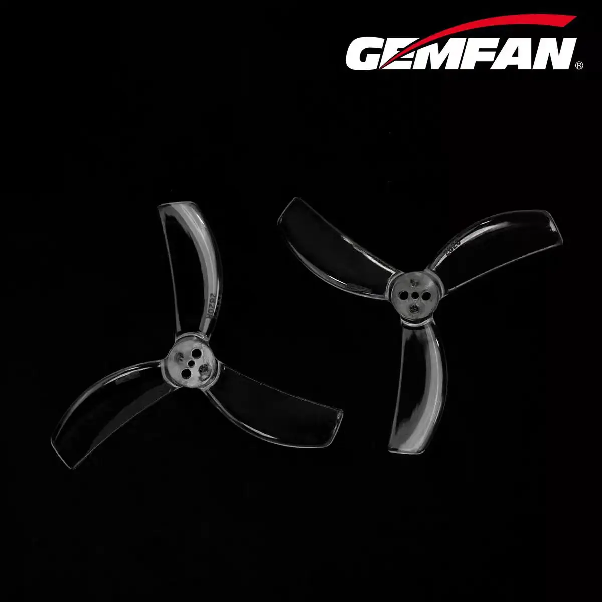 Gemfan 2820 Prop 3 Blade for FPV Soccer 200mm Mini Multirotor 2Pairs/bag T-mount 1.5mm Hub 1104-1404 4300KV Motor DIY Parts
