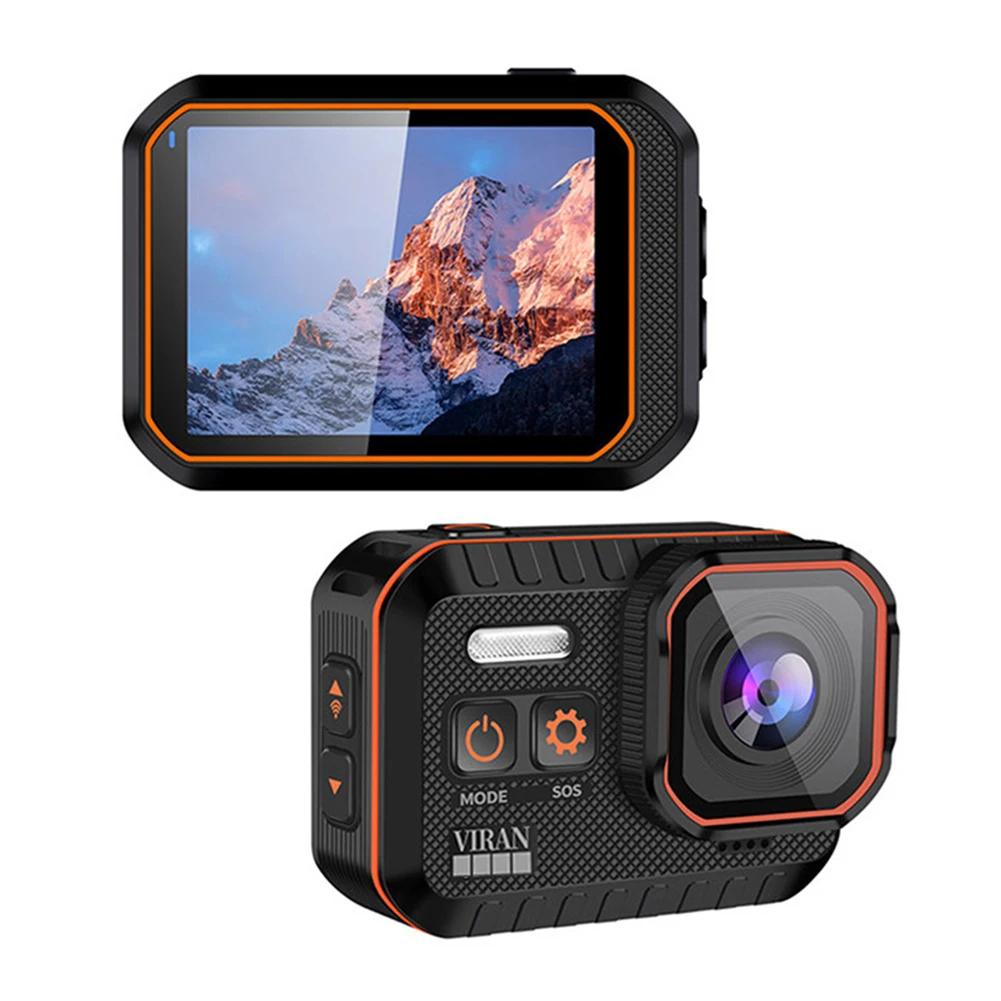 WIFI 스포츠 카메라 헬멧 액션 캠, 방수 전자 이미지 안정화, 야외 스포츠용 2 인치 IPS 스크린, 20MP 4K 60FPS