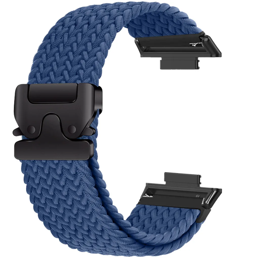 Nylon Elastic Braided Solo Loop Strap for Smartwatches - Unisex Watchband