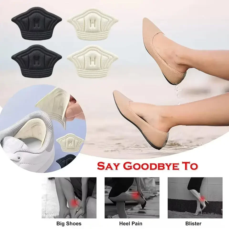 Heel Patch Insole for Womens High Heels Prevent Loss Half Size Pad