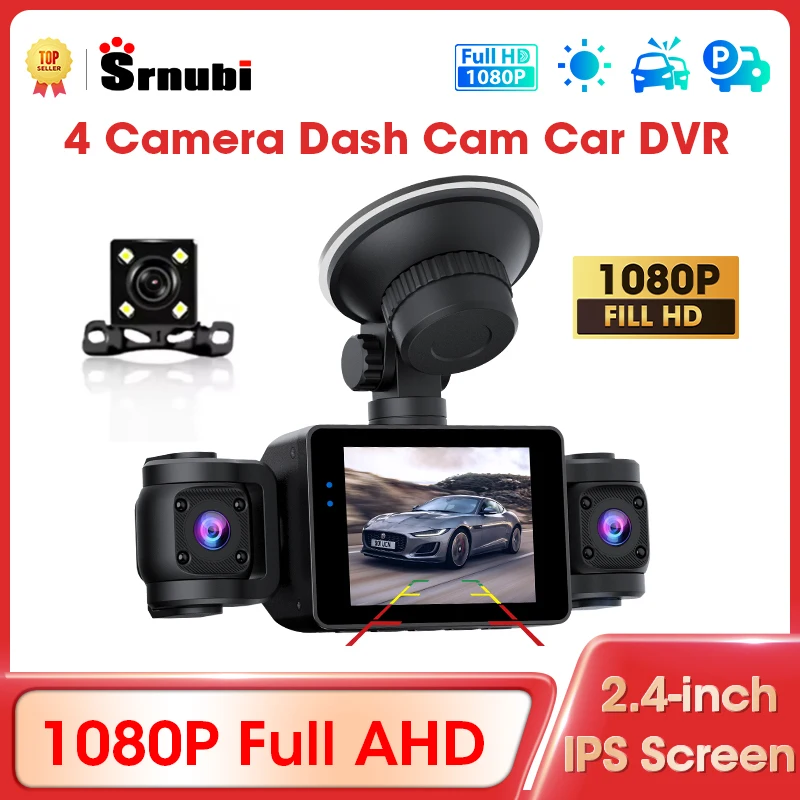 1080P UHD Car DVR Dash Cam Night Vision & Loop Recording WIFI Video Recorder Rear View Camera Support Vehicle Remote Control