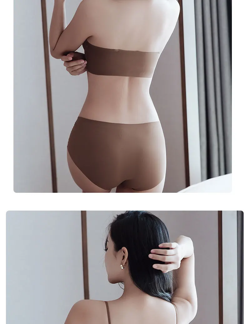 1Pc Sexy Front Closure Sexy Push Up Bra Women Invisible Bras Underwear Lingerie For Female Brassiere Strapless Seamless Bralette