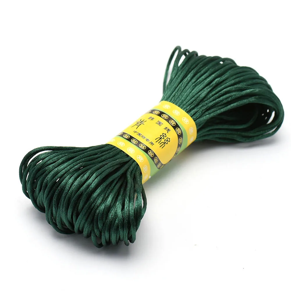 Luxurious 20M Nylon Satin Beaded Rope
