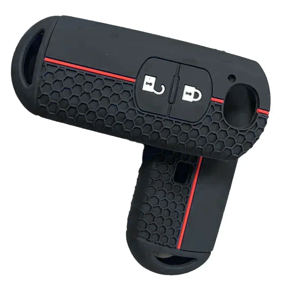 Mazda Key Silicone Key Case Car Keychain Protection 2 Button Mazda CX-5 2012-CX-7 2010 -