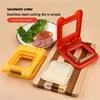 Sandwich Cutting DIY Stainless Steel Square Circular Heart Mickey Dinosaur Bread Toast For Kids Lunch Kitchen Baking Mold Tool 3