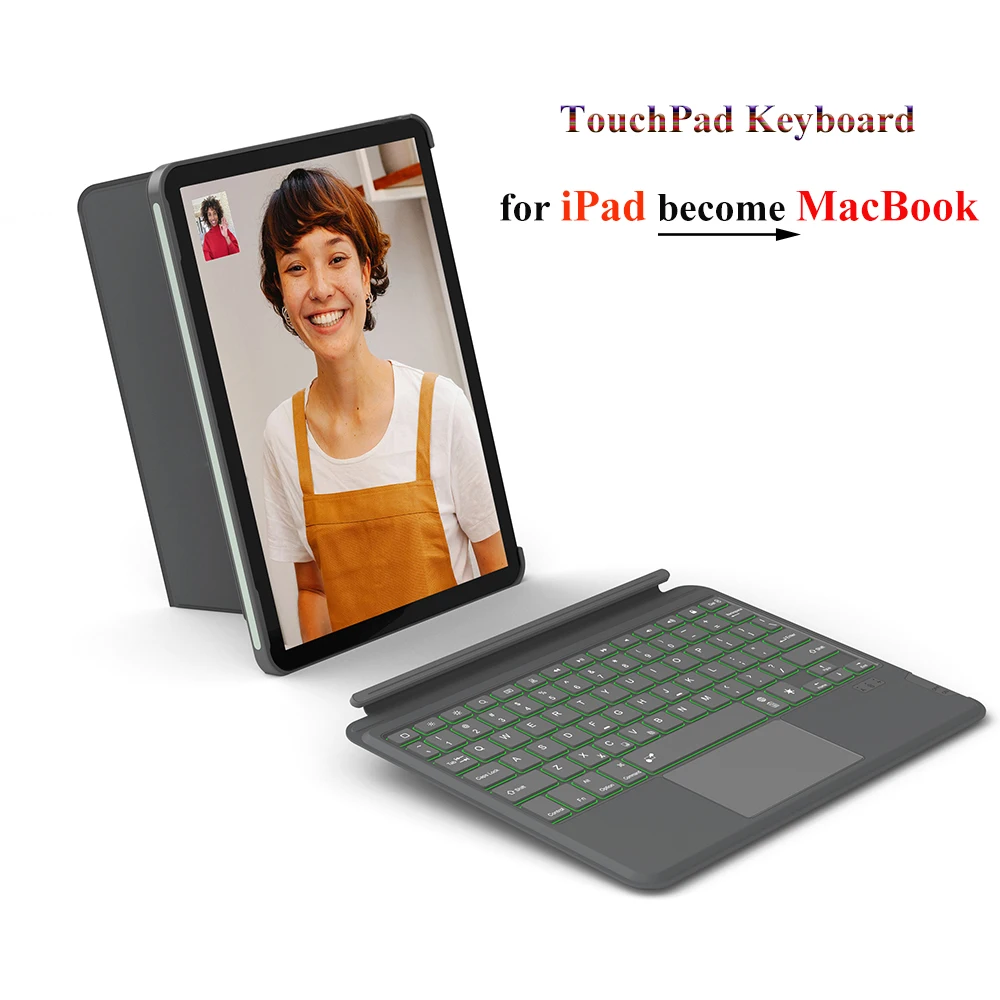 Wiwu-teclado Bluetooth Destacável Slot para Caneta sem Fio Teclado Mais Novo para Ipad Air Ipad 11 10.9 10.5 10.2