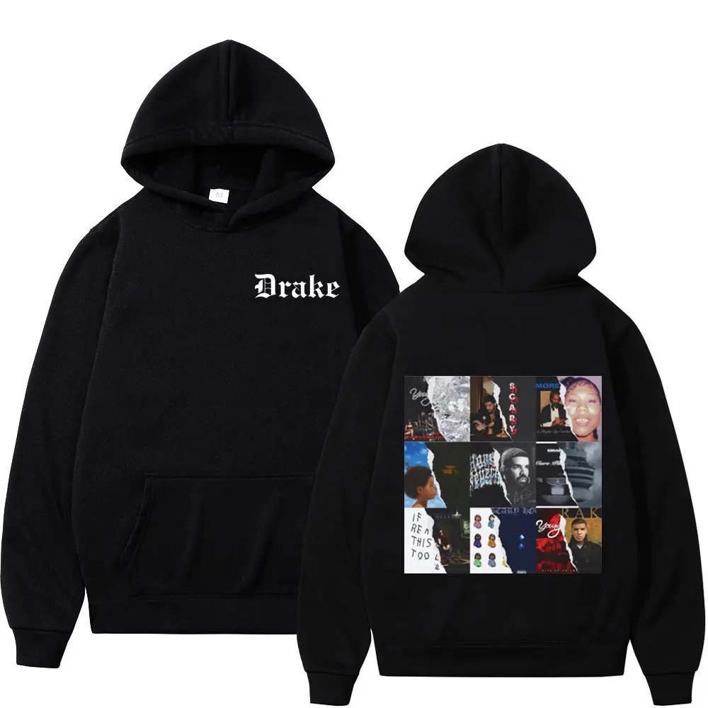 

Hot Rapper Drake Album Printed Hoodie High Quality Fashion Oversized Pullovers Street Trend Hip Hop Hooded Sweatshirts Unisex