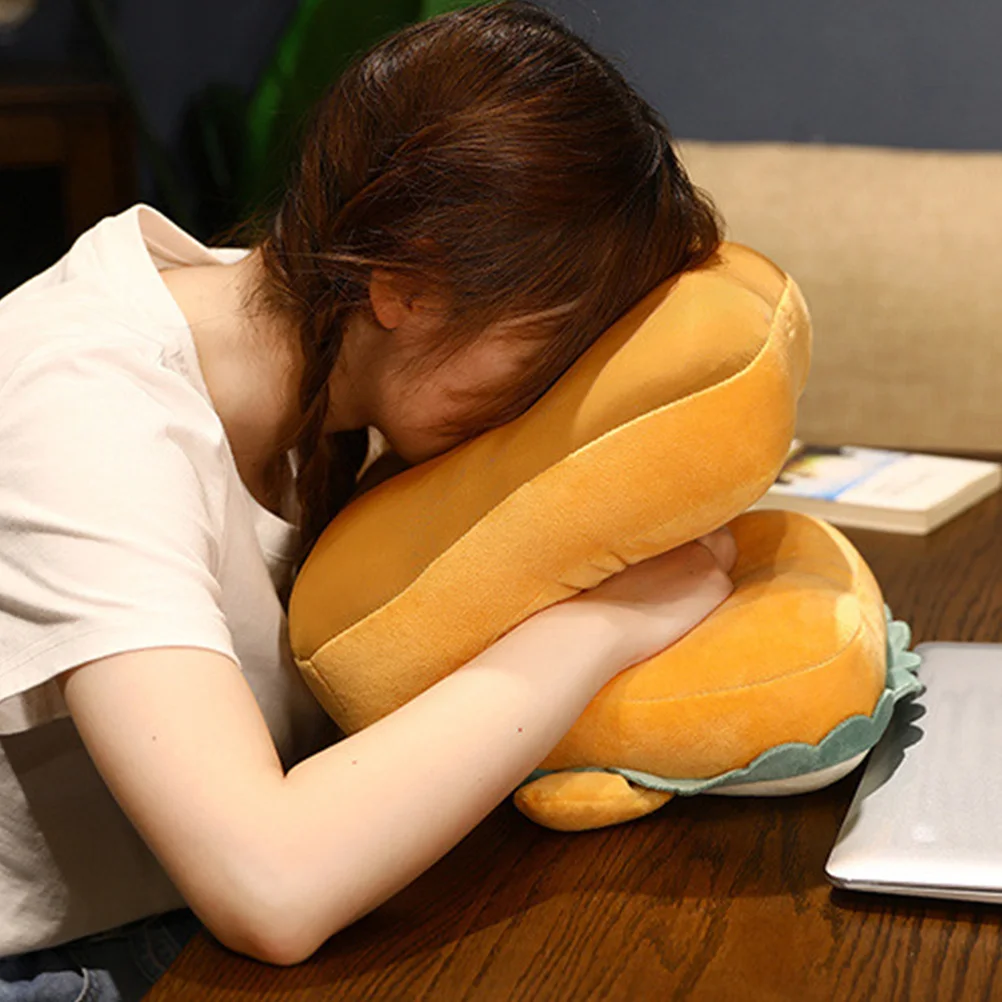 인체공학적 낮잠 베개 책상용 수면 베개 목 지지 편안한 휴대용 사무실 가정 학교 휴 쿠션