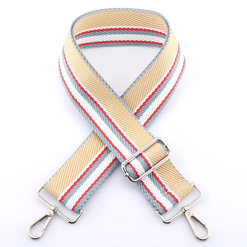 Strap 5cm Contrast Color Color Strap Shoulder Handbag Messenger Bag Leather Belt Adjustable and Replaceable DIY Accessories