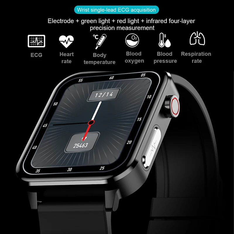 2022 ο ECG + PPG Ʈ ġ  ü ɹڼ    ǰ Smartwatch  IP68 
