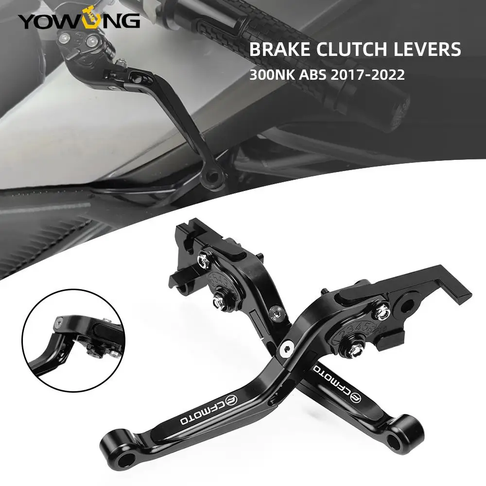 

For CFMOTO 300NK 300 NK ABS NK300 2017 2018 2019 2020 2021 2022 2023 2024 Motorcycle Adjustable Extendable Brake Clutch Levers