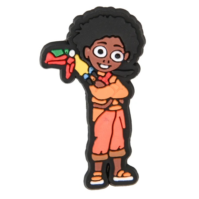 Hot Sale Movie Characters Croc Shoe Charms Women Men Clog Shoes Decorations Gesture Finger-guessing Game Bracelet Accessories p6238