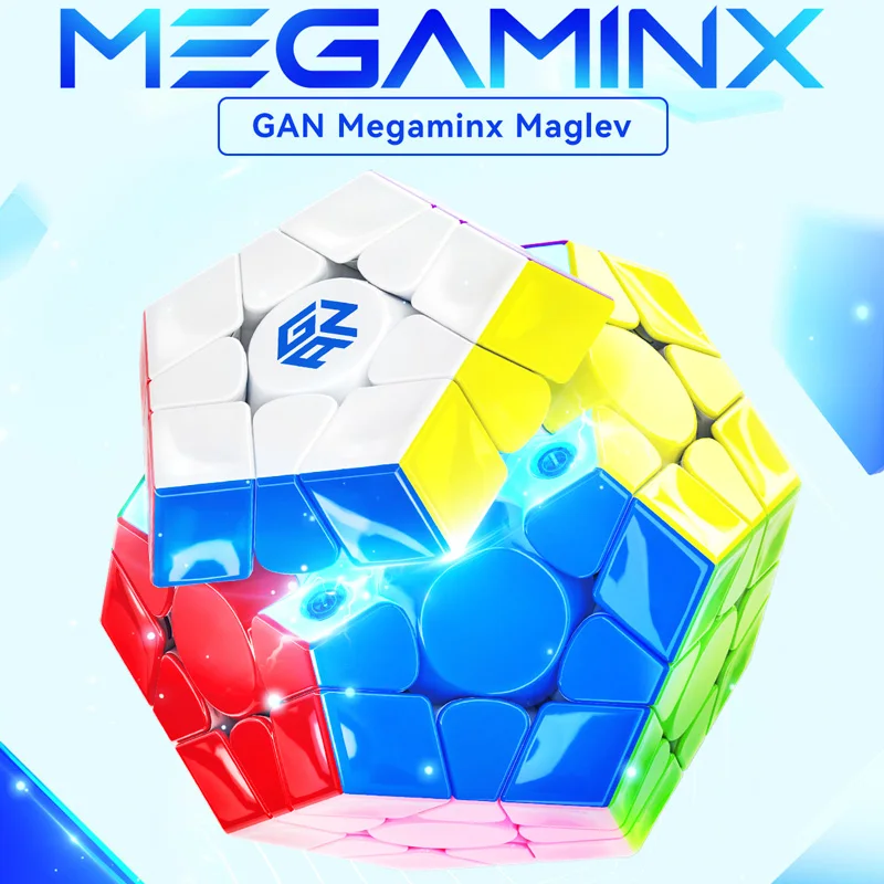 Gan Maglev Megaminx Magic Cube Magnetic 3X3 Dodecaedron Professione Speed Puzzle 12 Face Giocattoli Per Bambini Special Cubo Magico
