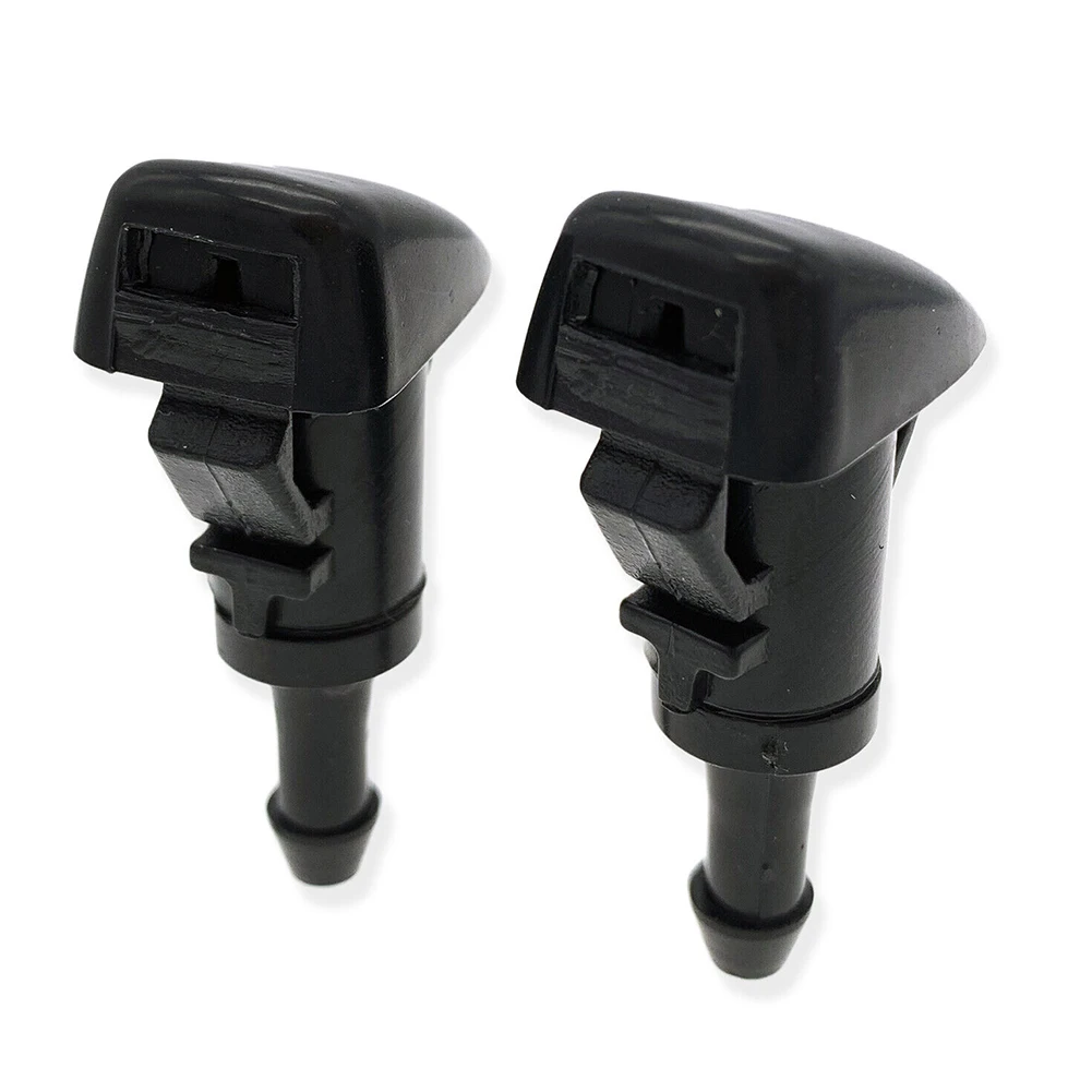2Pcs Front Windshield Wiper Washer Squirter Nozzle Spray 5116079AA For Dodge Charger RAM