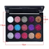 Palette Maquillage de fards à paupières, 15 couleurs, nacrées