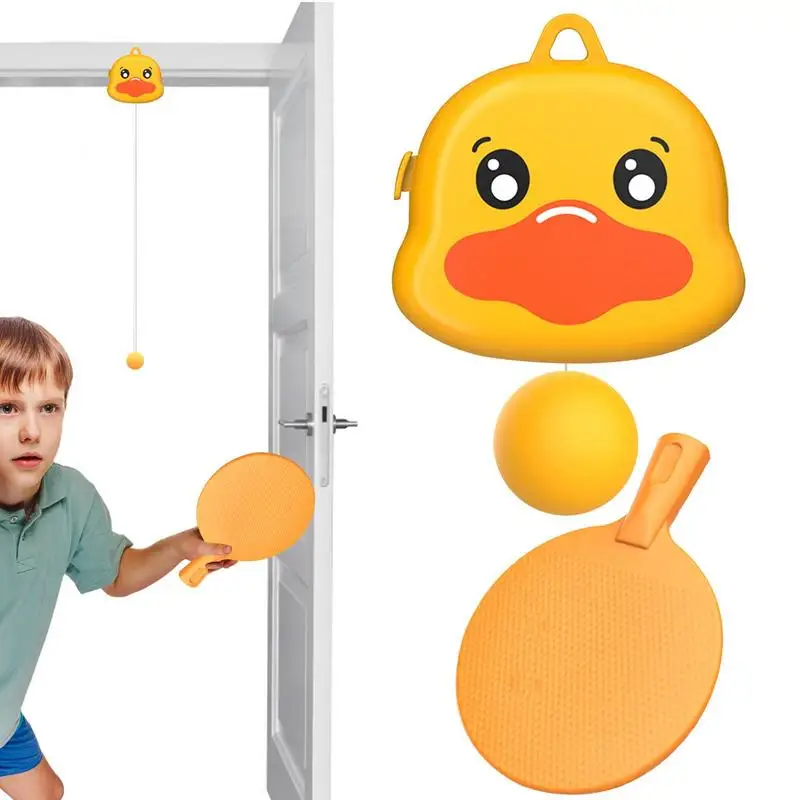 

Indoor Table Tennis Trainer Pong Practice Exercise Wall Trainer Interactive Play Toy Fun Paddle And Ball Set Table Tennis For