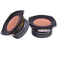 Tenghong 2pcs 3 Inch Full Range Audio Speaker 4 Ohm 20W Bass Multimedia Loudspeaker Des ktop DIY 2