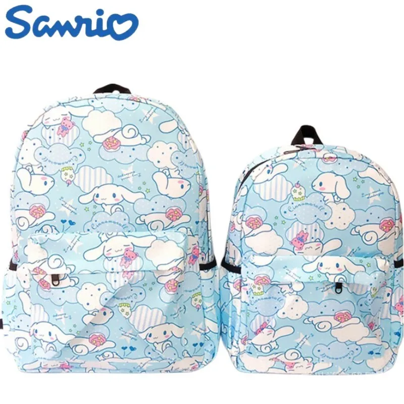 

Sanrio Anime My Melody Kuromi Cinnamoroll Backpack Student Bag Parent-child Lightweight Tarp Backpacks For Children Kawaii Toys