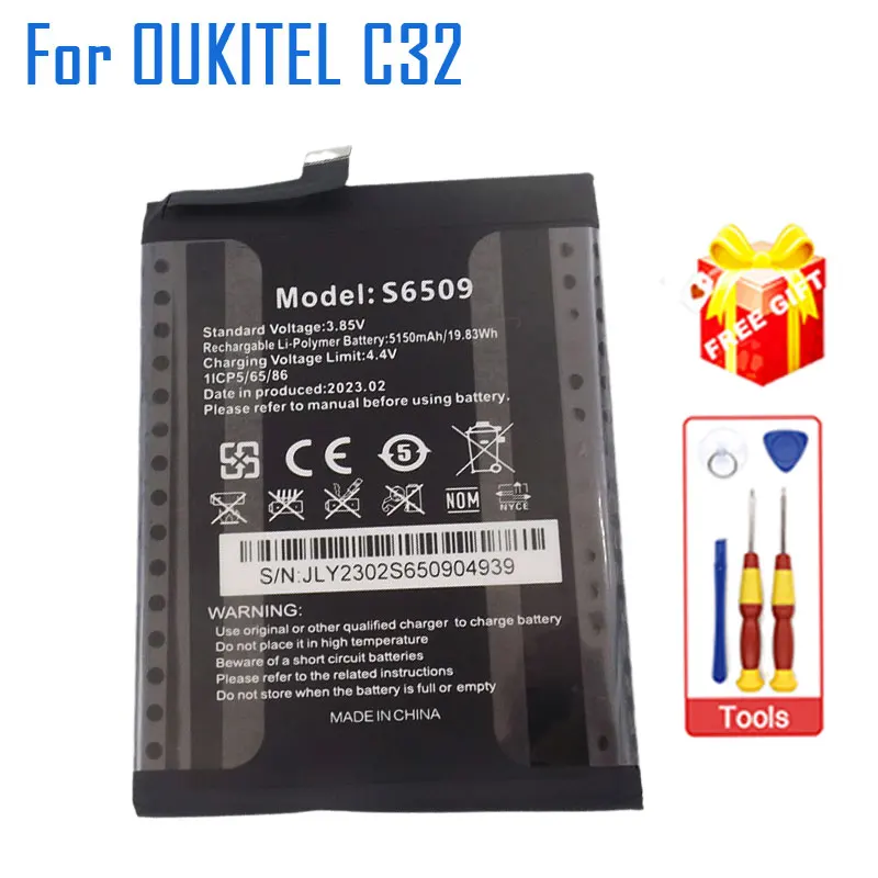

Новый оригинальный аккумулятор OUKITEL C32 Встроенный аккумулятор для сотового телефона запасные аксессуары для смартфона OUKITEL C32
