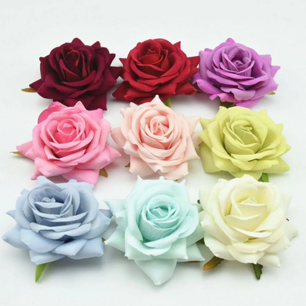 1 PC Bridal Rose Flower Hairpin Brooch Fashion Chic Wedding Bridesmaid Party Accessories Hair Clip Barrettes Elegant Headwear hair accessory hair clip bridal headwear